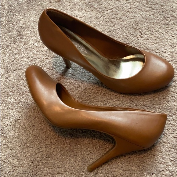 Jessica Simpson Brown/Tan High Heels - Picture 1 of 7